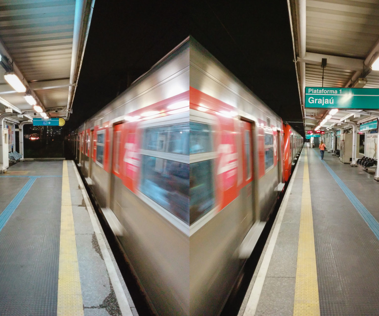 "O trem" - Nexus 5, Photoshop e Lightroom