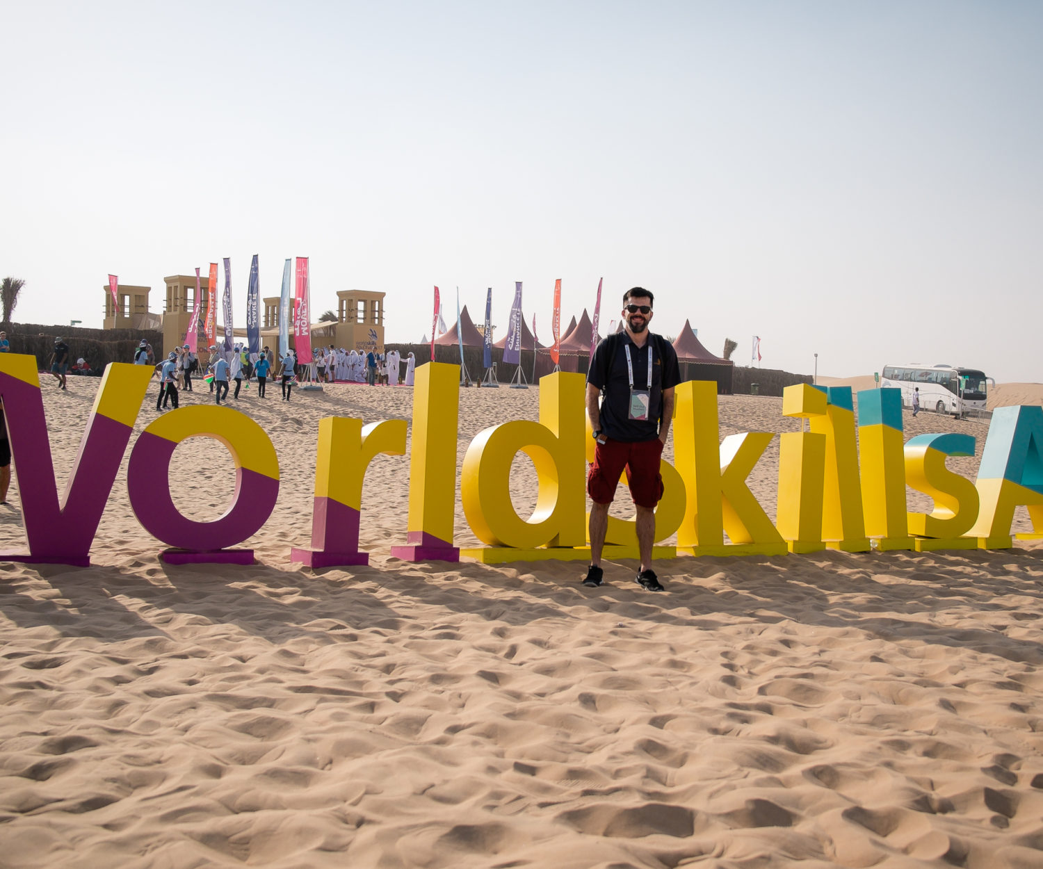 Eu e a WorldSkills no deserto