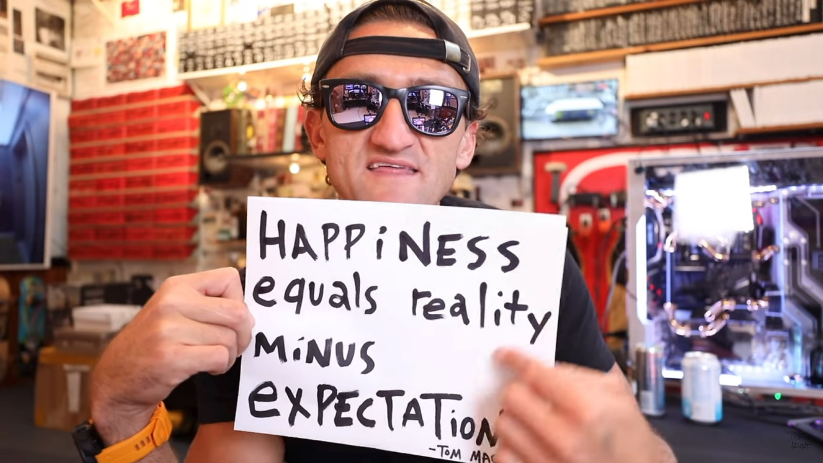 Felicidade é igual realidade menos expectativa