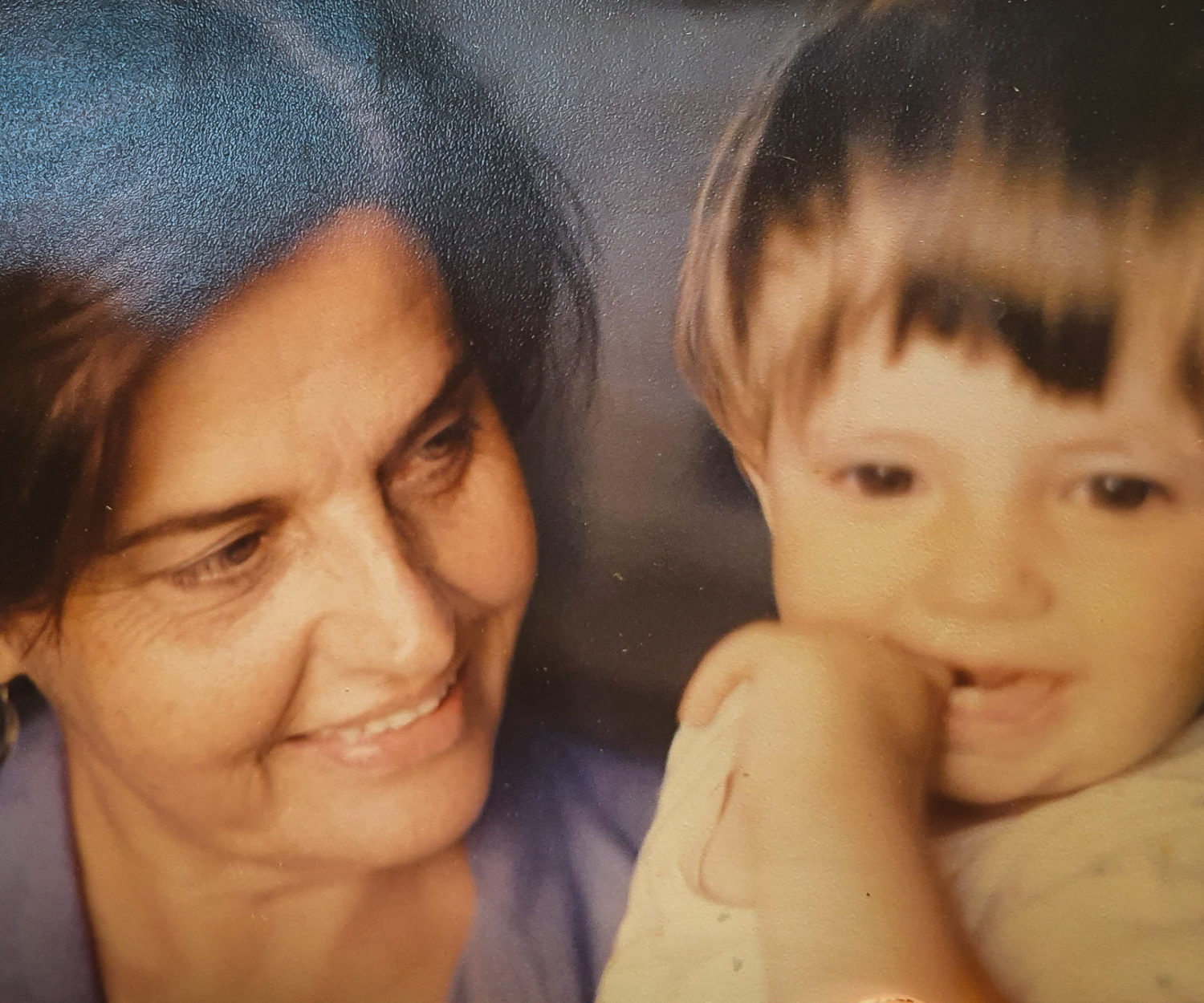 D. Rachel e Tutu em 1985.