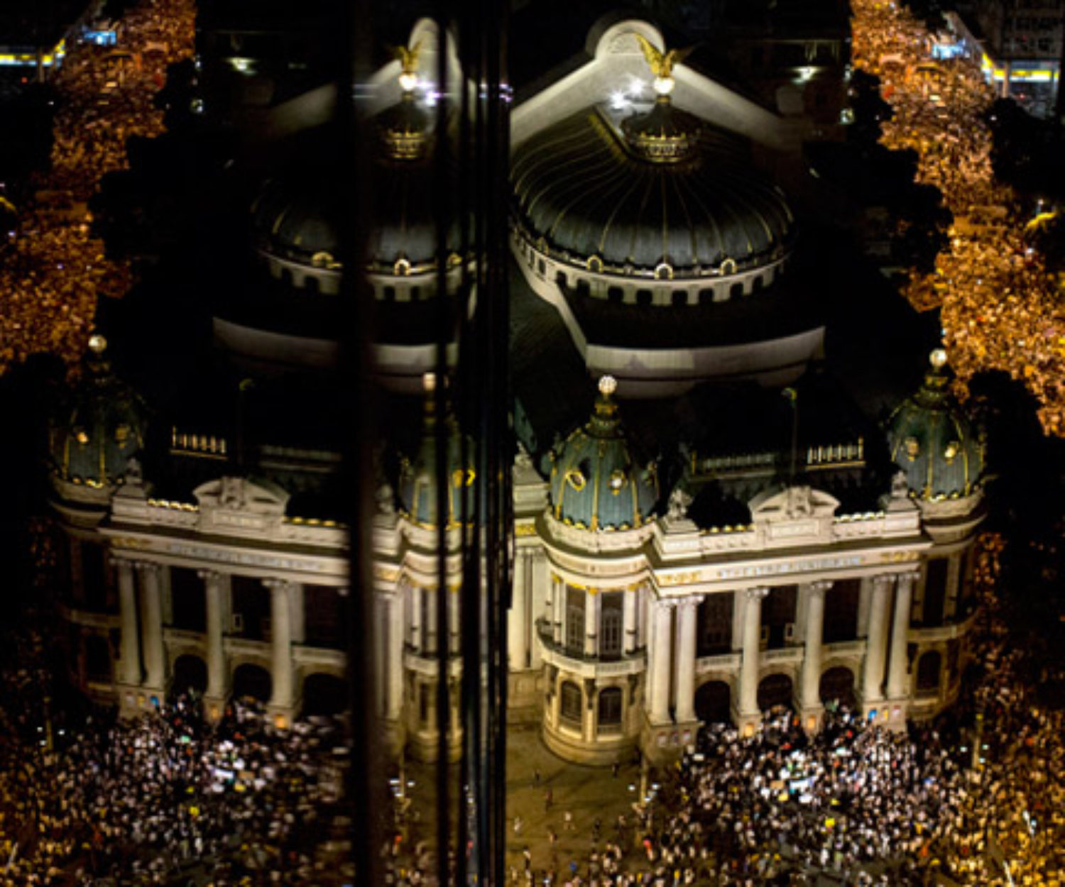Manisfestação no centro do Rio - 17/jun/2013 | Foto: Felipe Dana/Associated Press